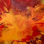 Compositie in oranje