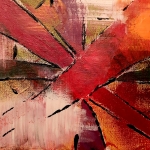 Compositie in roden 1