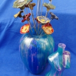 bloemenvaas met bloemen