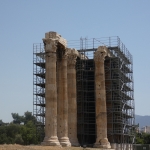 Zeus Temple Pillars in Athens