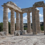 ZEUS Tempel Zuilen in Nemea