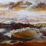 Abstract landschap 1410