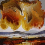 abstract landschap 1610