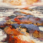 Abstract landschap 2106