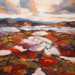 Abstract landschap 2213