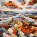 Abstract landschap 2218