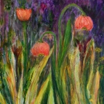 Vrije expressie met bloemen