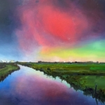 Noorderlicht in de Weerlanerpolder