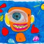 My 5 year old can do that - red flower