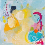 Pink swirl and a splash of sunlight - 001