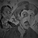 Paul Gauguin met zijn vriendin