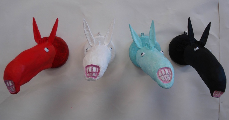 De vier apocalyptische paardenkoppen