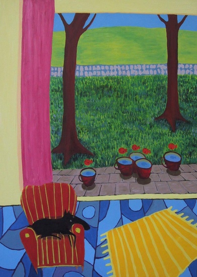 interieur met raam zt.