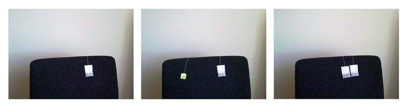 Zeg het maar met theezakjes.