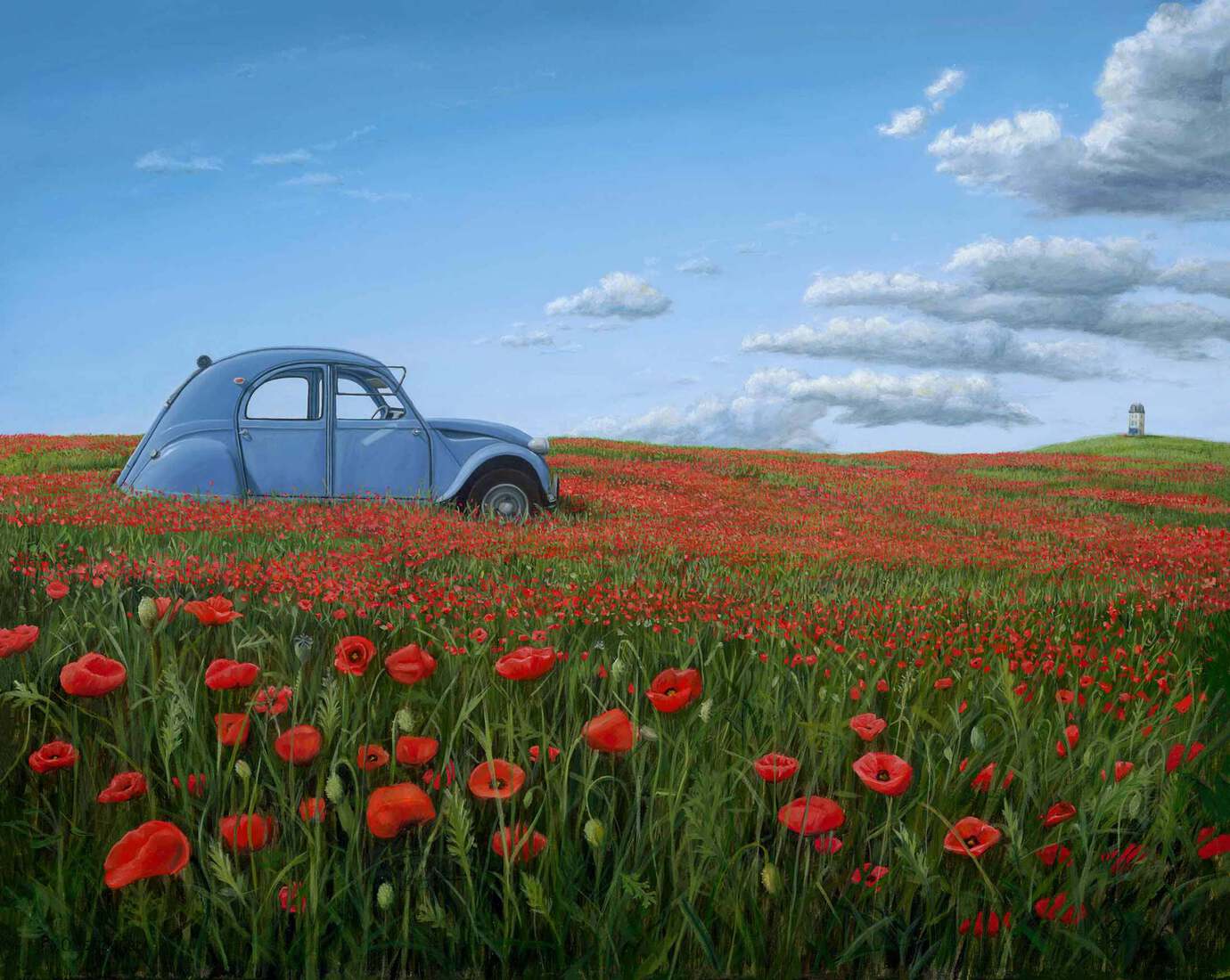 Een zee van rood