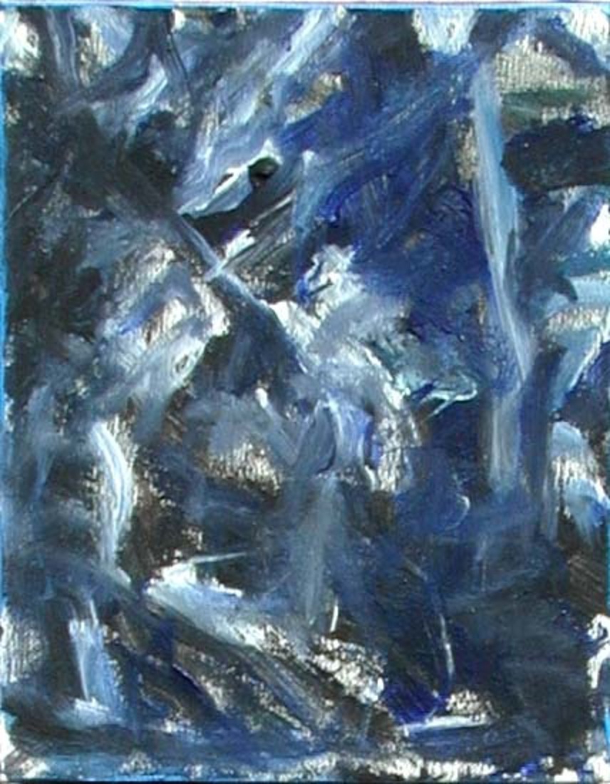 Zwart wit blauw nr. 1