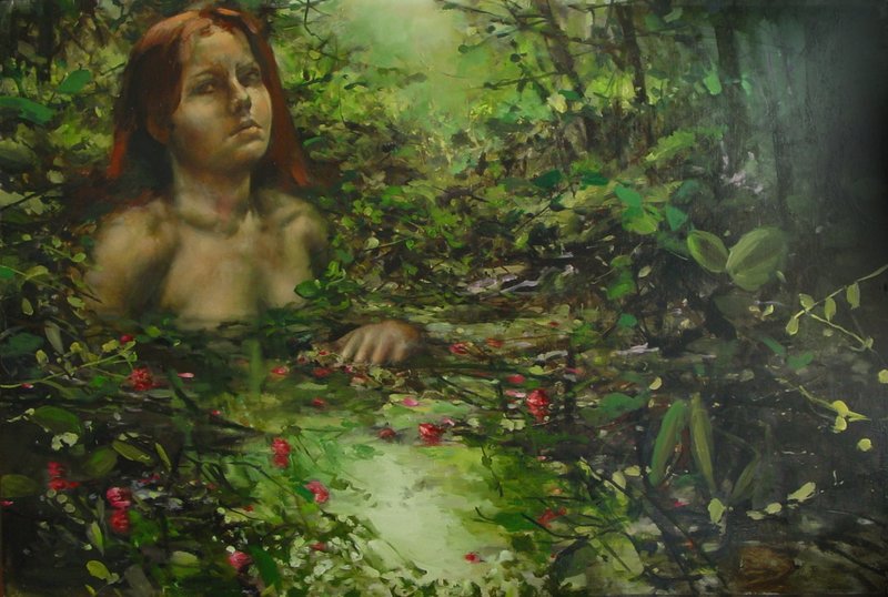 Verdrinkende Ophelia II (Sabine)