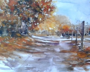 Landschappen in aquarel