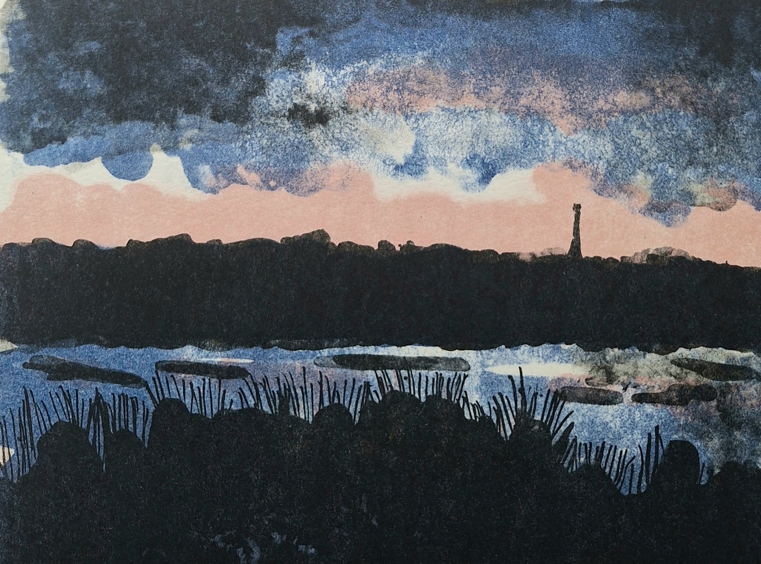 Evening light over the Horspolder / Abendlicht über dem Horspolder