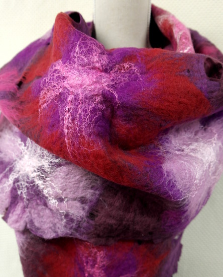 Felted scarf for women 4