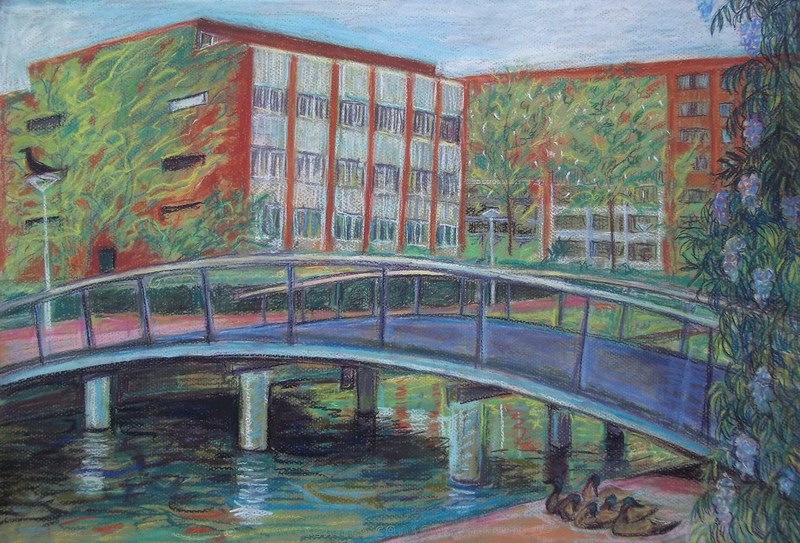 The bridge over the Waterleliegracht