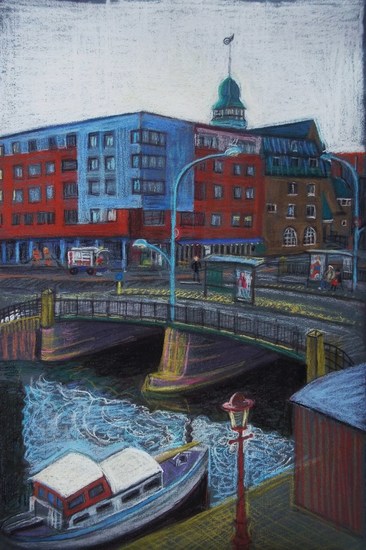 The bridge near de Nassau Church in Amsterdam