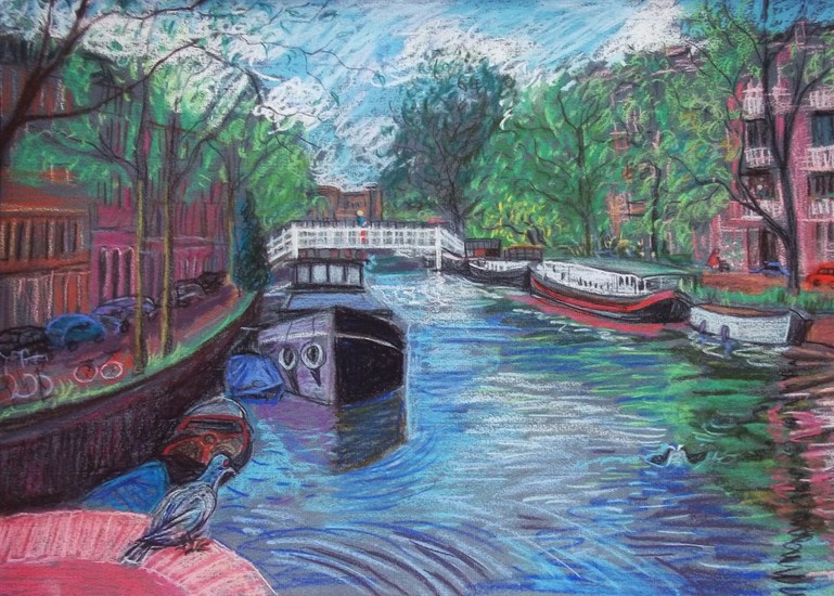 View over the Kostverlorenvaart