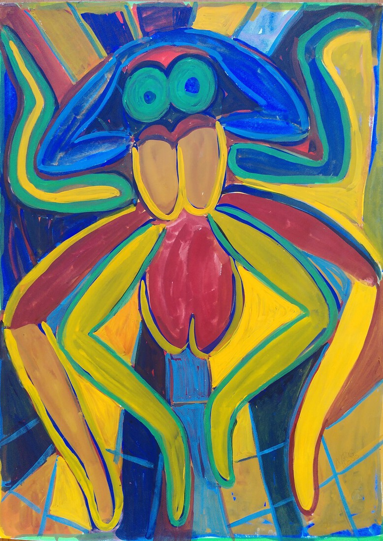 Spider dancing an Irish jig