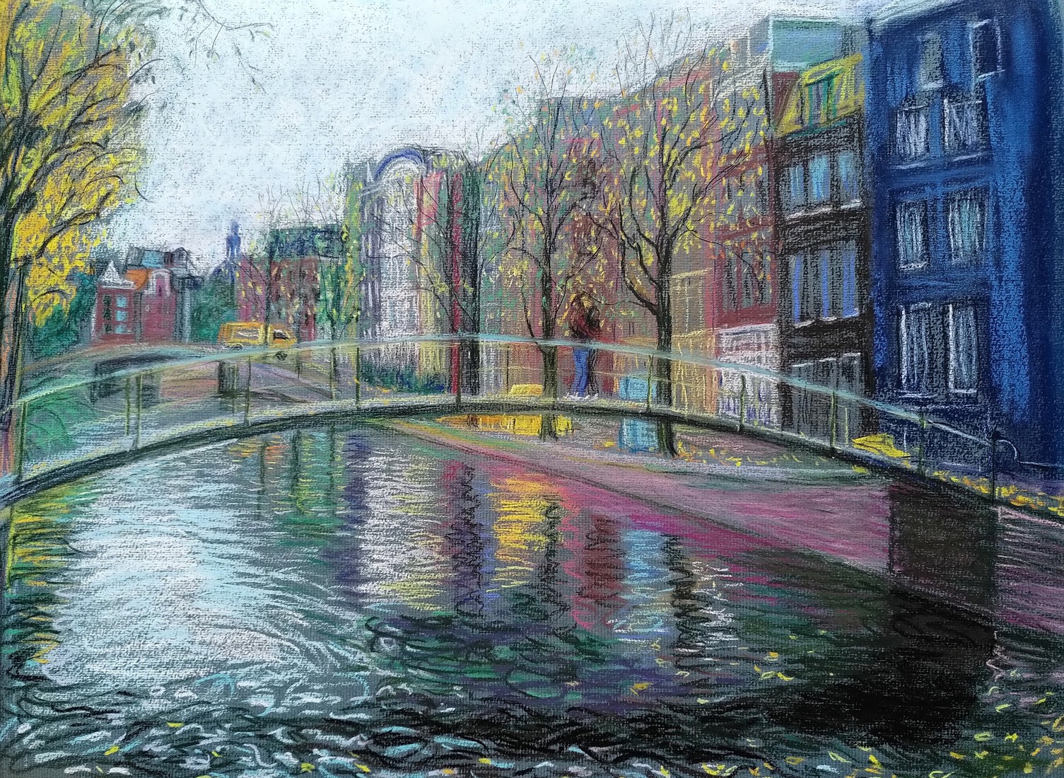 The milkmaid's bridge in Amsterdam