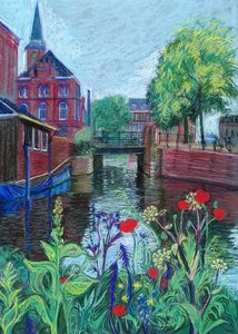 A watery bridget reflection on Amsterdam