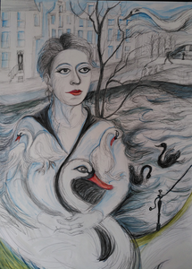 Portretten met vreemde ontwikkeling