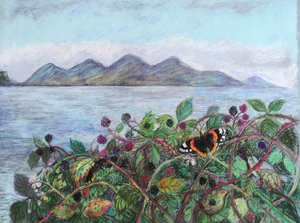 Schotland is waar ik vandaan kom en waar ik geregeld op bezoek gaat. De landschap en geschiedenis zijn inspirerende.