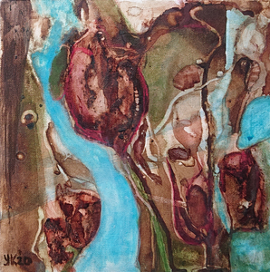 Een indruk van een simpele bloem kan aanleiding zijn tot een eigen vorm en een serie.