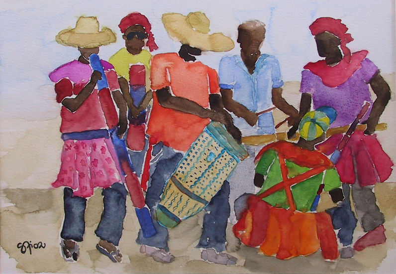 Rara Band in Jacmel, Haiti