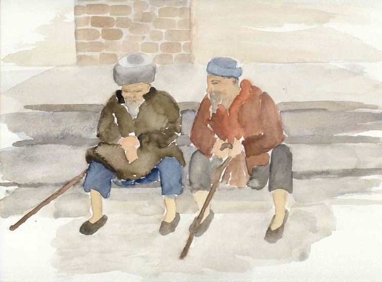 Two Uighur Men in Kashgar