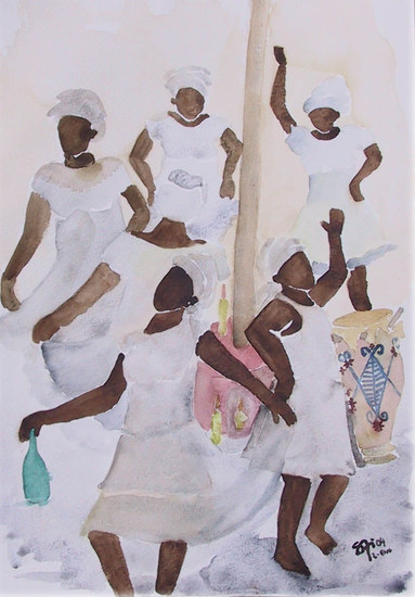 Voodoo Dancers in Haiti