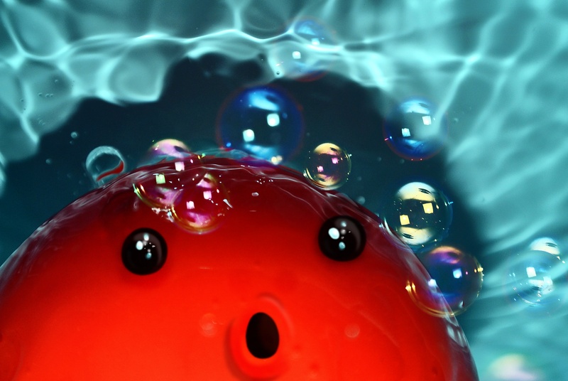 Onder water emotie #1 - Verbazing