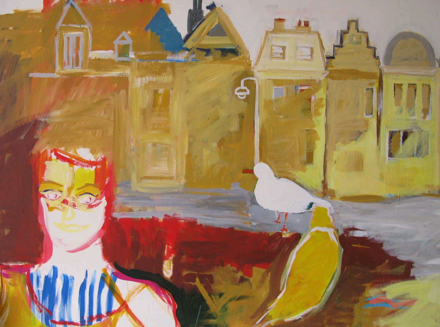  Seagulls in the street