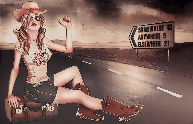 Just go somewhere, anywhere, elsewhere