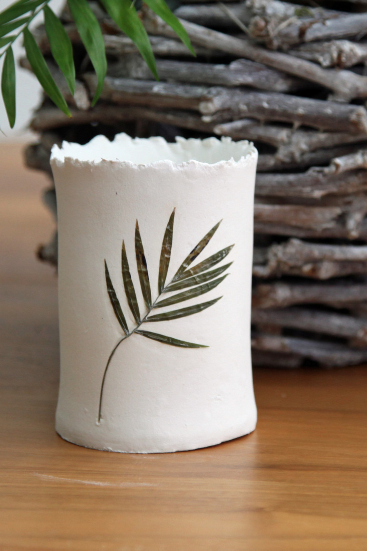 Decoratiepot met takje