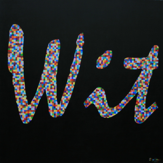 zwart , wit gekleurd