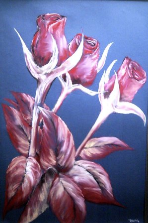 Red roses for a blue lady