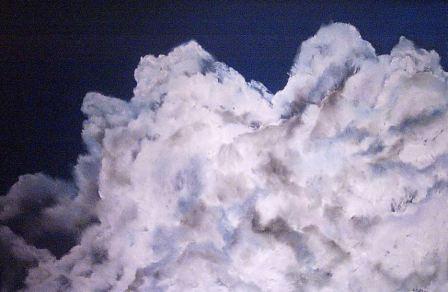 Wolk bij naderend onweer