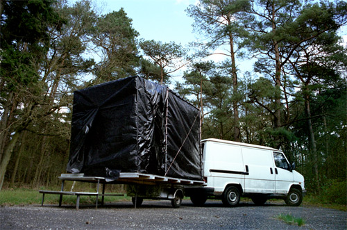 Mobile camera tent