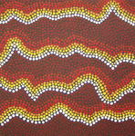 Schilderijen waar ik heel lang over doe, waar ik niet over na hoef te denken, die me 'leeg' maken van binnen. Hier word ik rustig van. Simpele schilderijen, soms wat meer complex, maar het stippelen is dé manier om het weer in orde te krijgen.