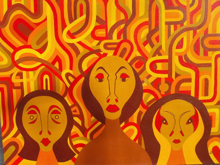 Looking at the fireworks