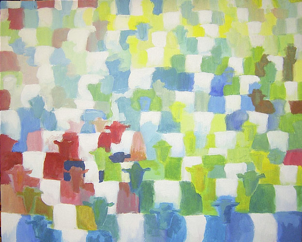 Lakenvelder koeien A 50 x 40 cm