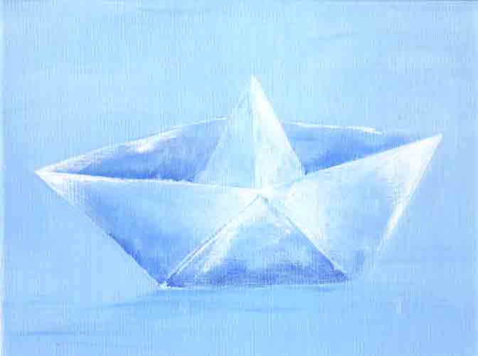 Blauw 3. 24 x 18 cm