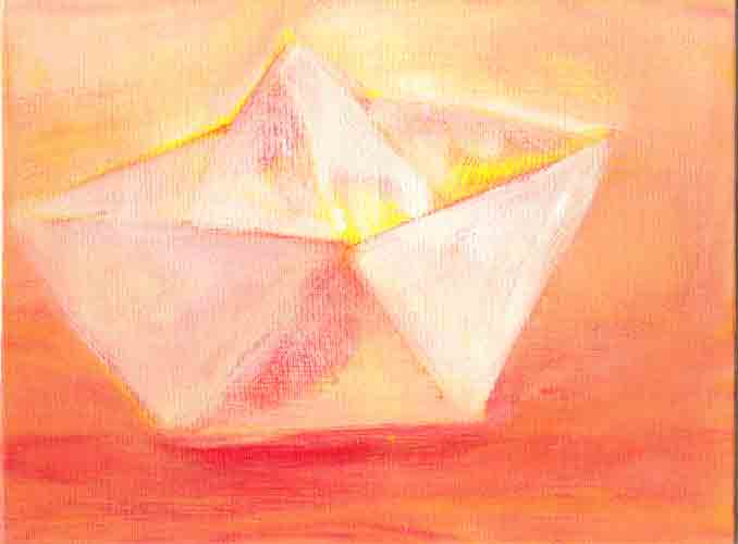 Oranje 2. 24 x 18 cm