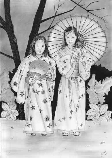 Japanese Kimono Girls